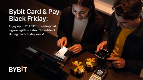 Bybit推出十一月超值獎勵，助推「黑色星期五」購物熱潮